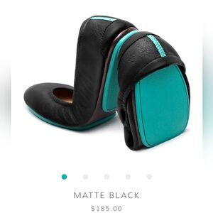Tieks Matte Black Flats